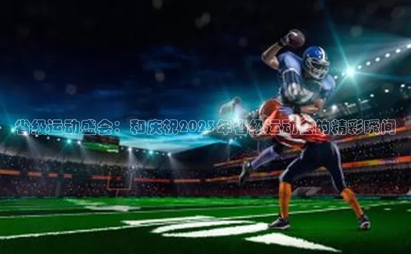 省级运动盛会：和庆祝2023年省级运动会的精彩瞬间